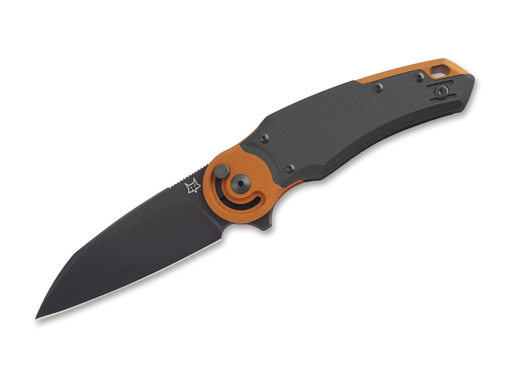 Metamorphosis Wharncliffe M390 Aluminum Black & Orange PVD
