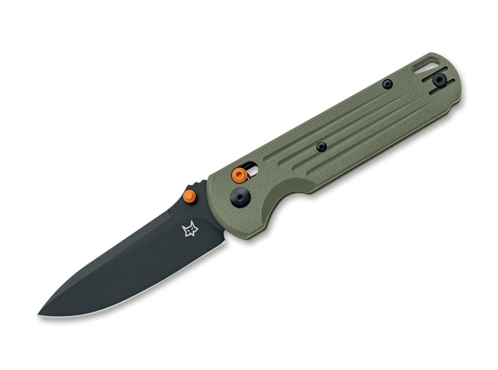 Gabi Niolox Green G10 Black Blade