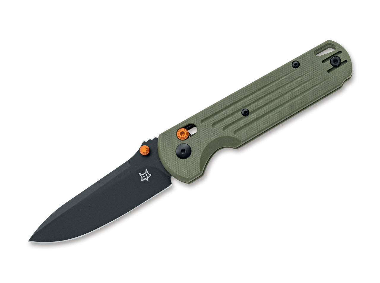 Gabi Niolox Green G10 Black Blade