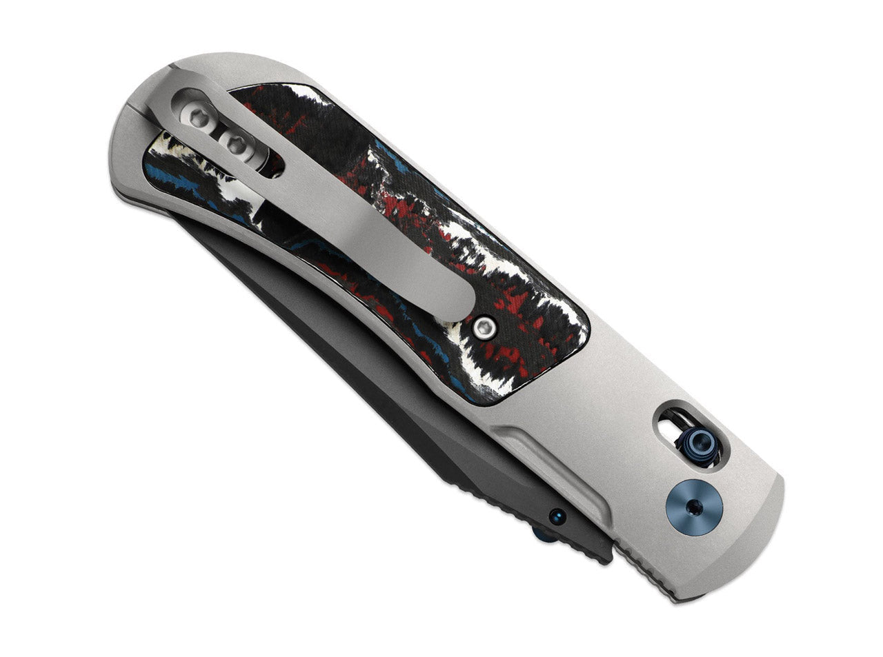Tycho S45VN Ti Blue & Red Fat Carbon DLC