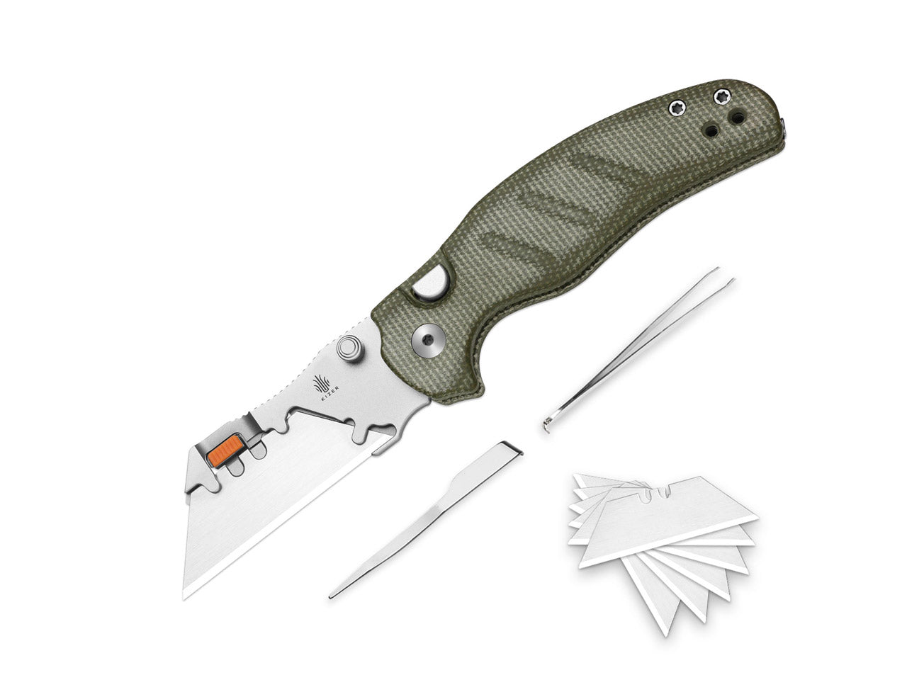 C01C Uti 2 5Cr15MoV Green Micarta