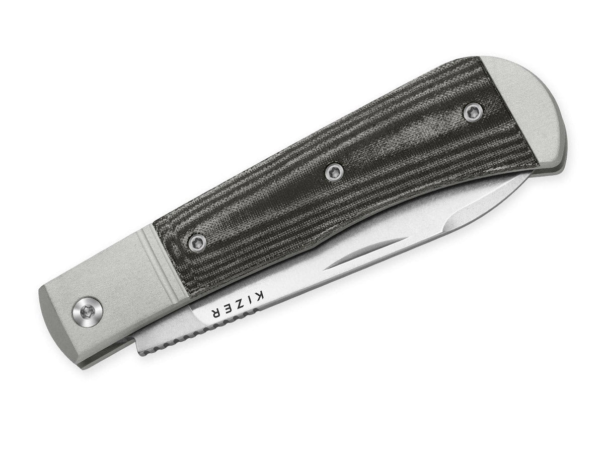 Trestle D Nitro-V Aluminum & Black Norplex UltreX Micarta