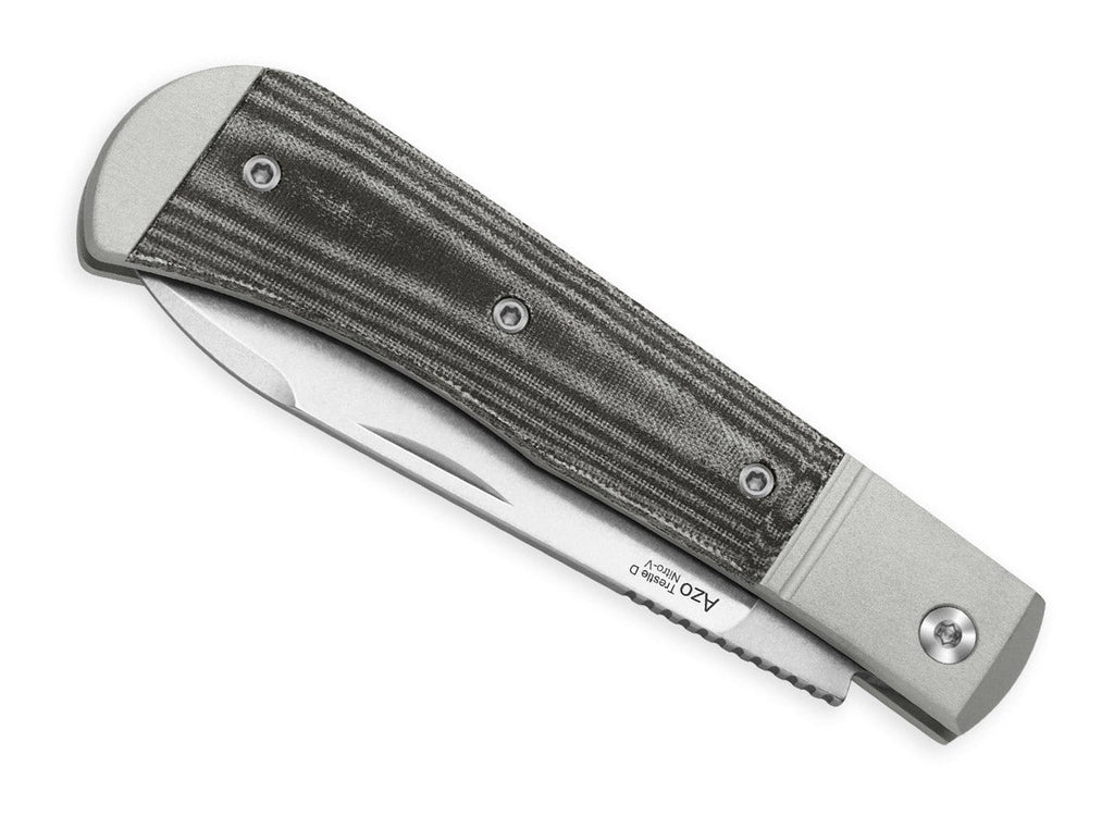 Trestle D Nitro-V Aluminum & Black Norplex UltreX Micarta