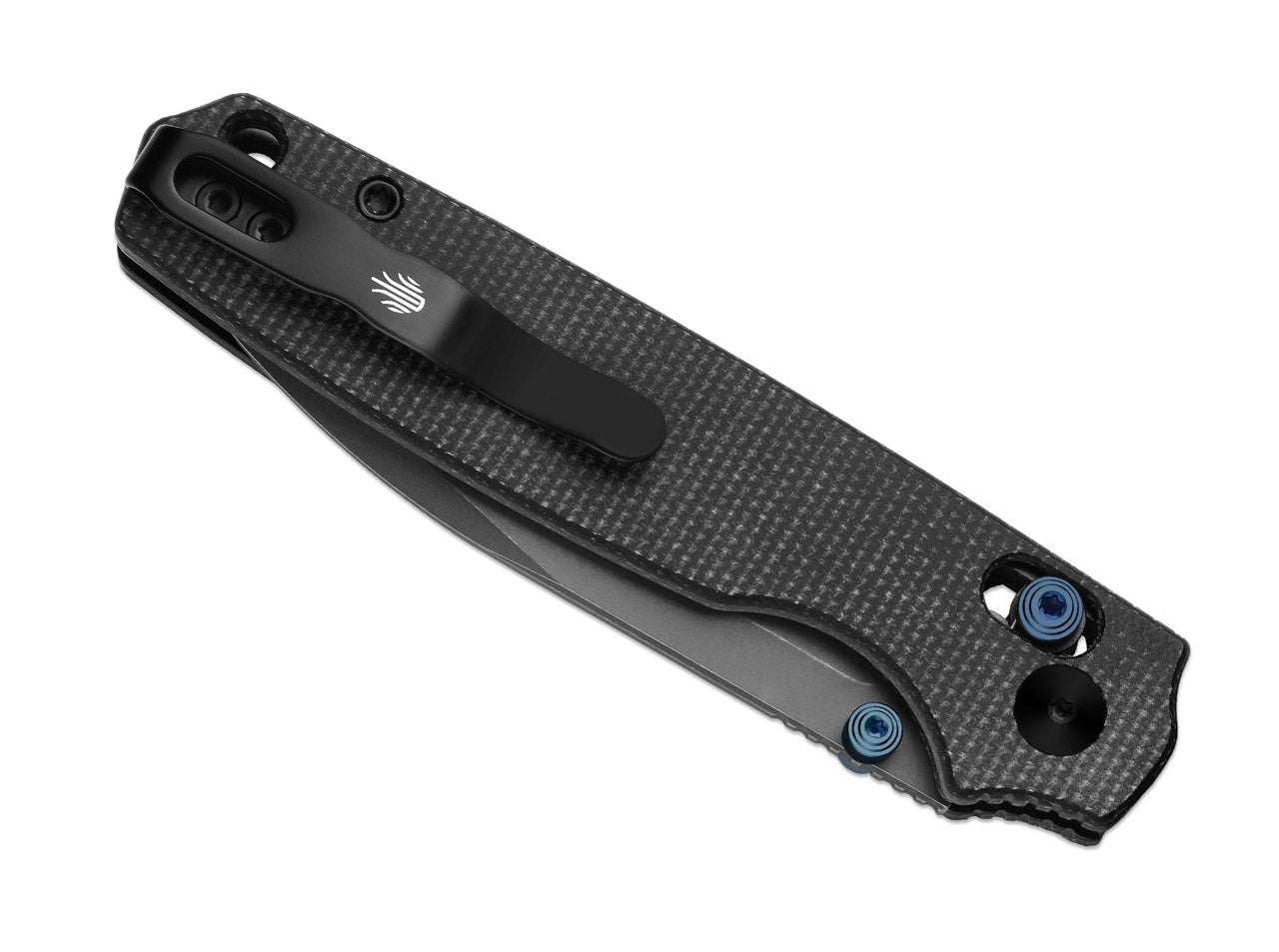 Pokiman CD AEB-L Black Micarta Grey Stonewash