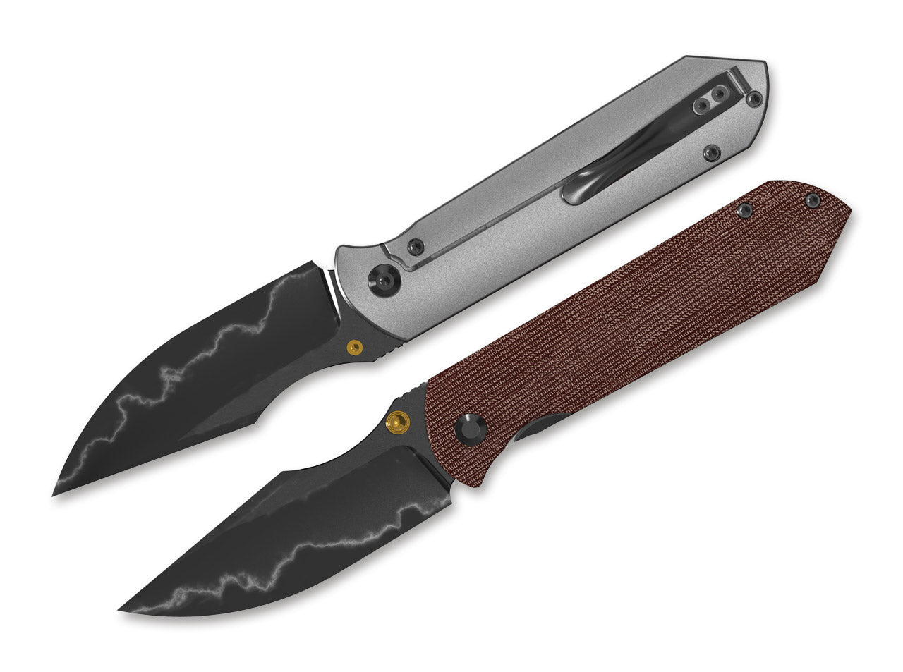 Harpoon Fold 3 LCS Ti Brown Norplex UltreX Micarta