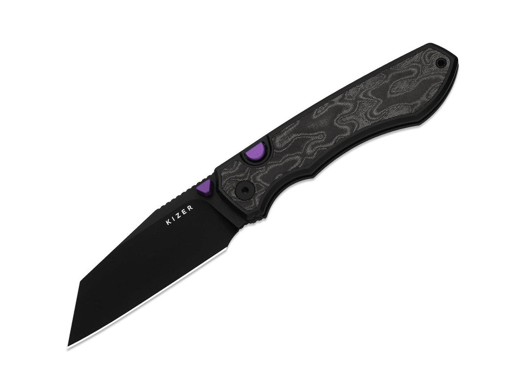 Wharning S45VN Black & White Norplex Ultrex Micarta PVD