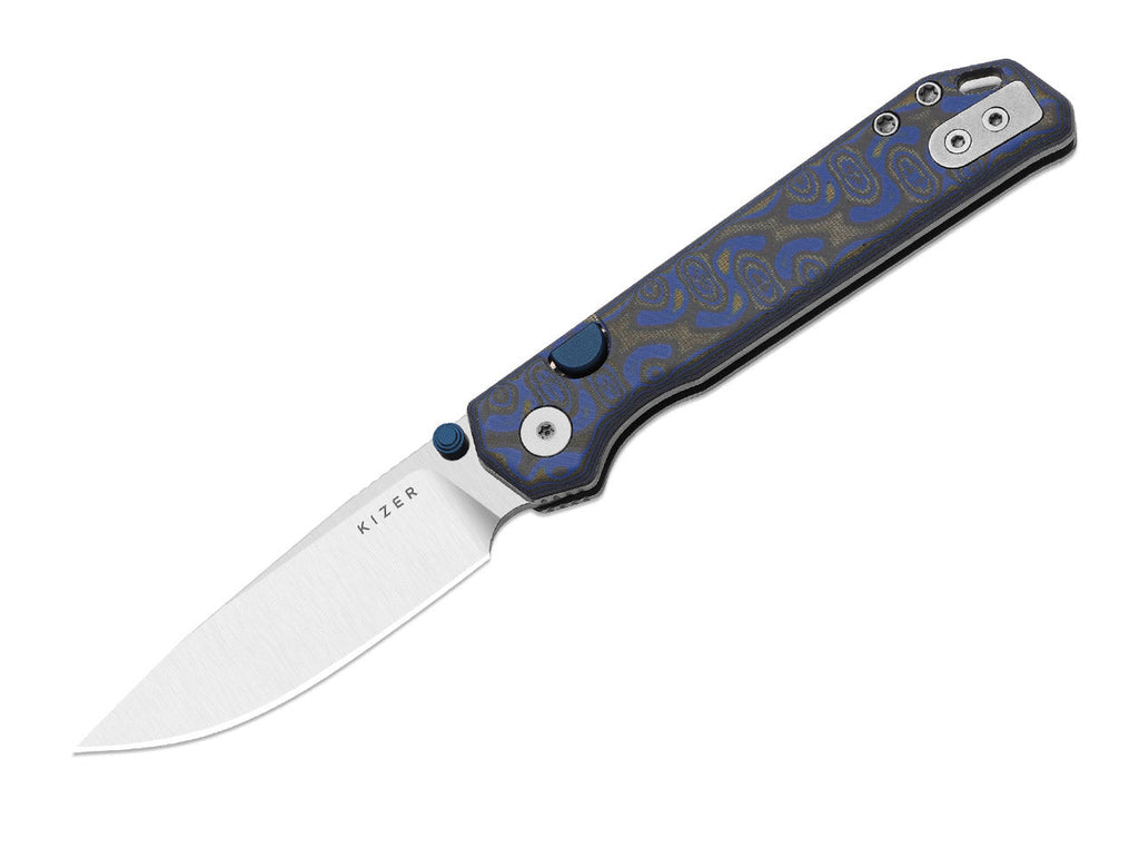 Begleiter 2.9 BD1N Blue Vortex Pattern Micarta