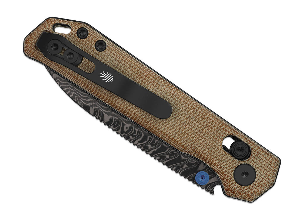 Begleiter 2.9 Damascus Brown Norplex UltreX Micarta