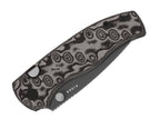 Glaux 14C28N Black Vortex Pattern Micarta PVD