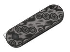 Mini Bay 14C28N Grey Vortex Pattern Micarta