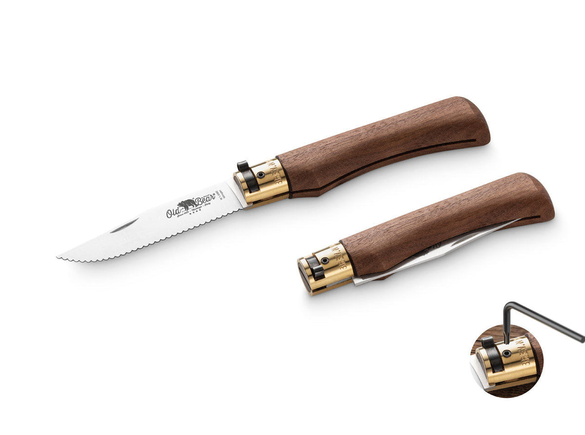 Classic 1.4060 Walnut Serrated XL