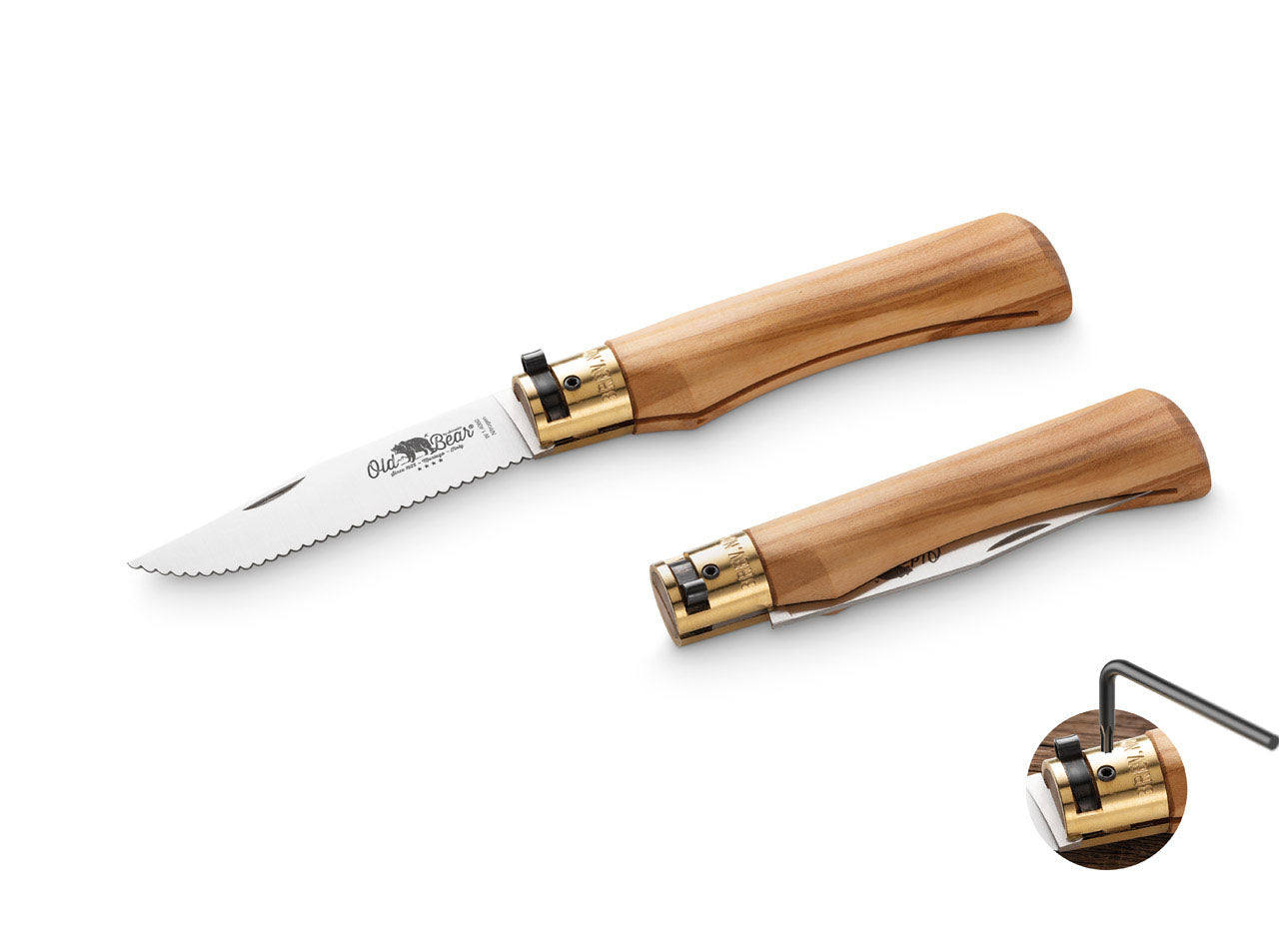 Classic 1.4060 Olive Serrated XL