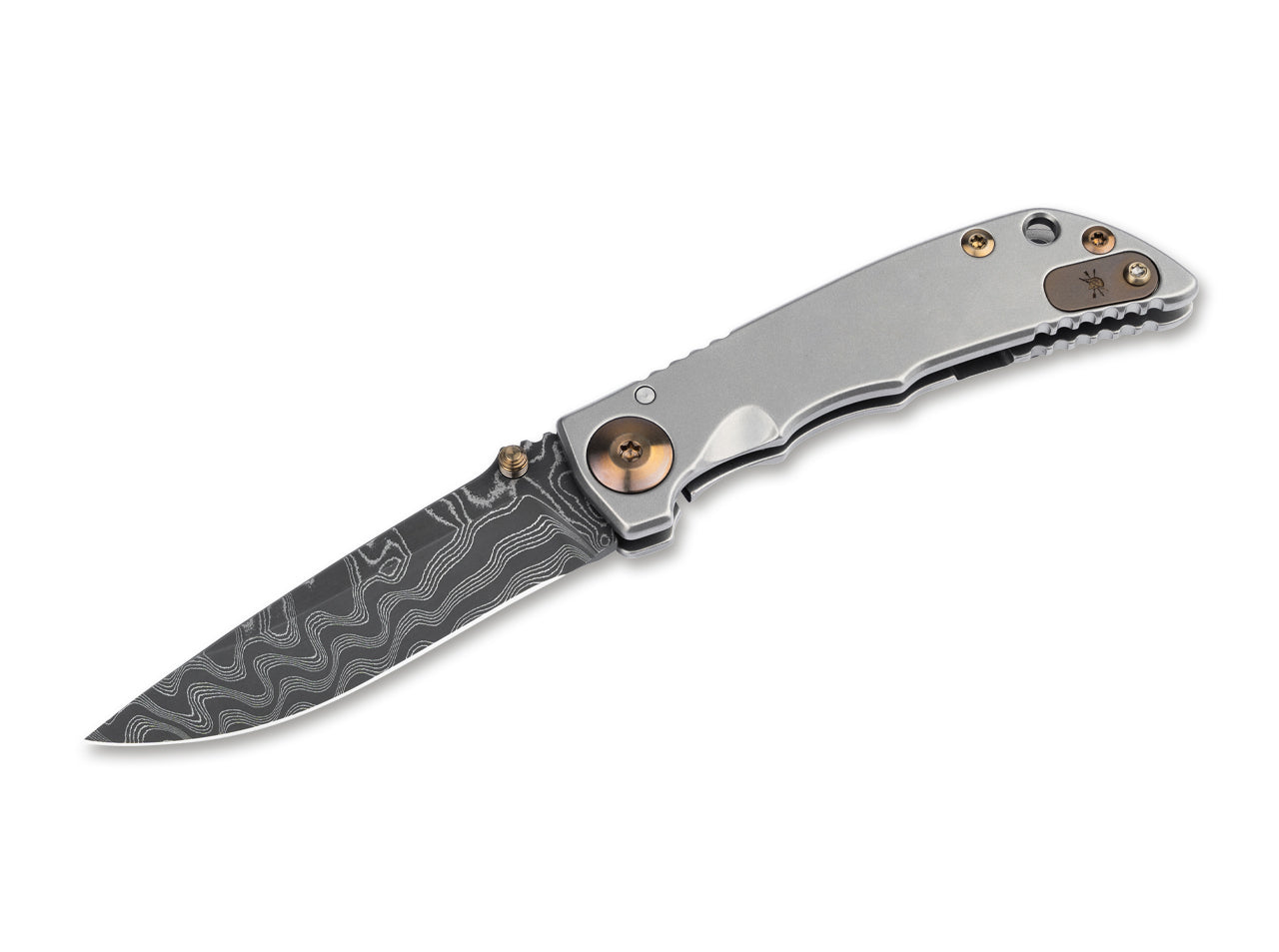 Spartan-Harsey Folder 3.25 Chad Nichols Damascus Bronze