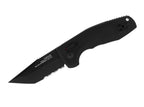 SOG-TAC AU Compact Tanto Serrated