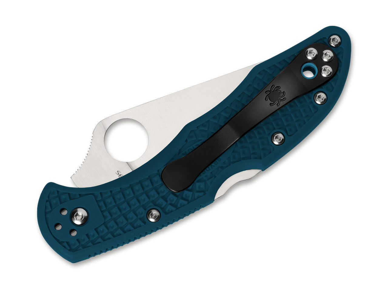 Delica 4 Lightweight K390 Serrated Blue