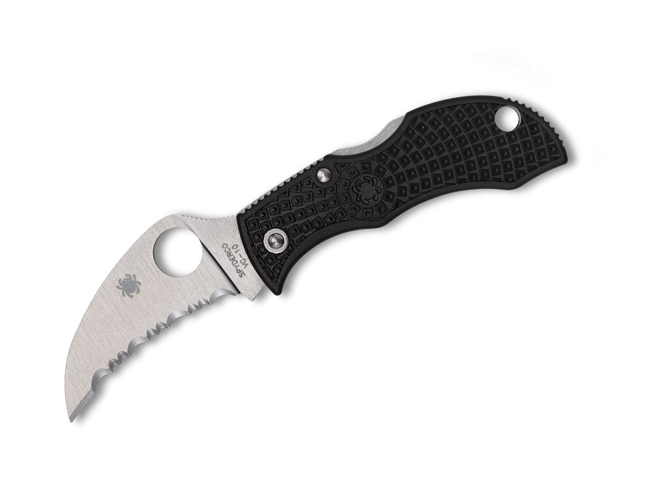 Manbug Hawkbill Black FRN VG-10 SpyderEdge