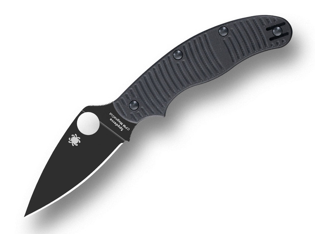 UK Penknife Salt Black G10 CPM MagnaCut Black Blade