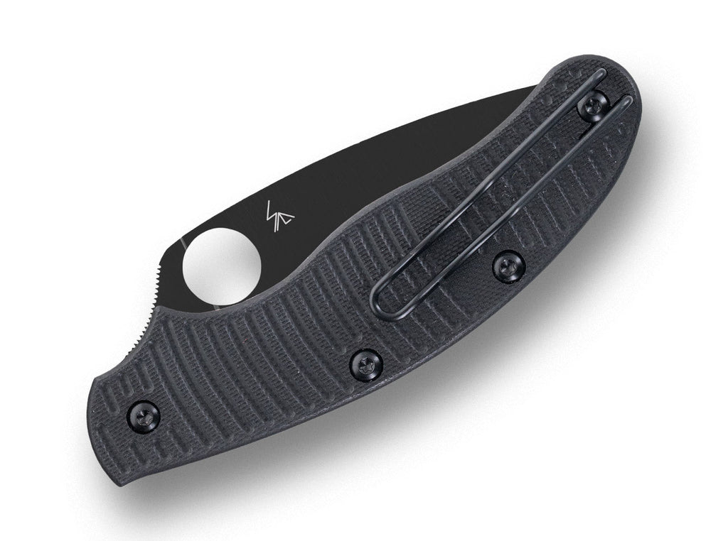UK Penknife Salt Black G10 CPM MagnaCut Black Blade