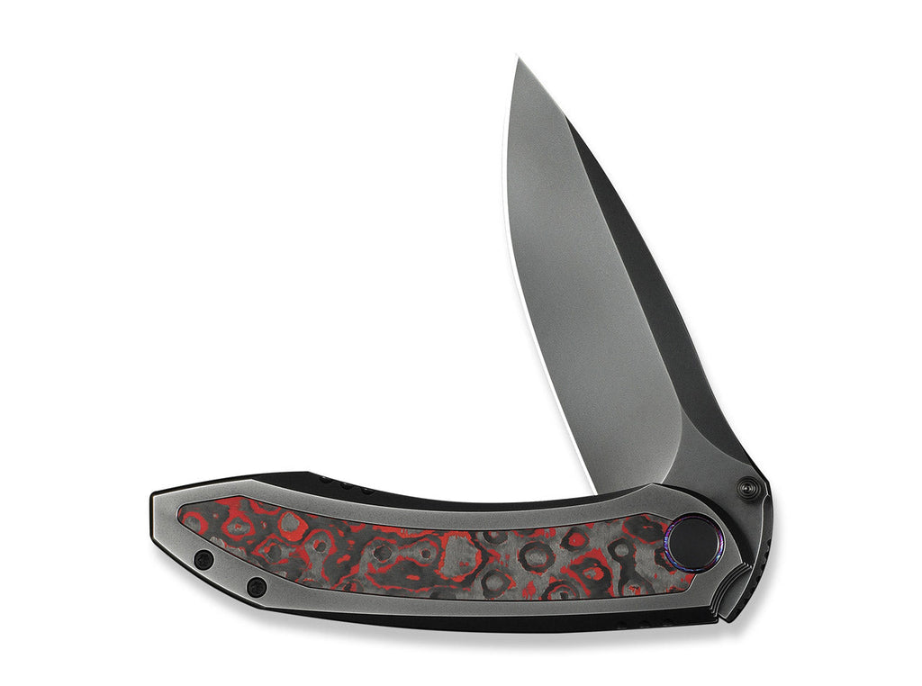Winsome M390 Gray Ti Lava Flow Red CF