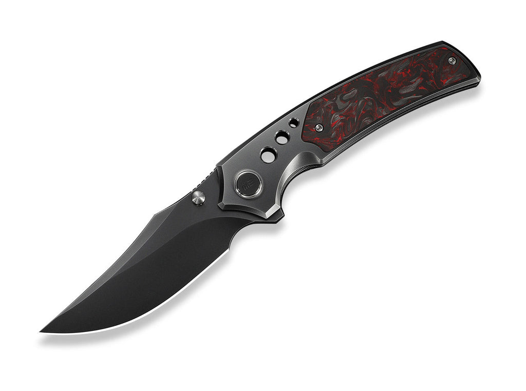 Skynix M390 Dark Gray Ti Black & Red CF