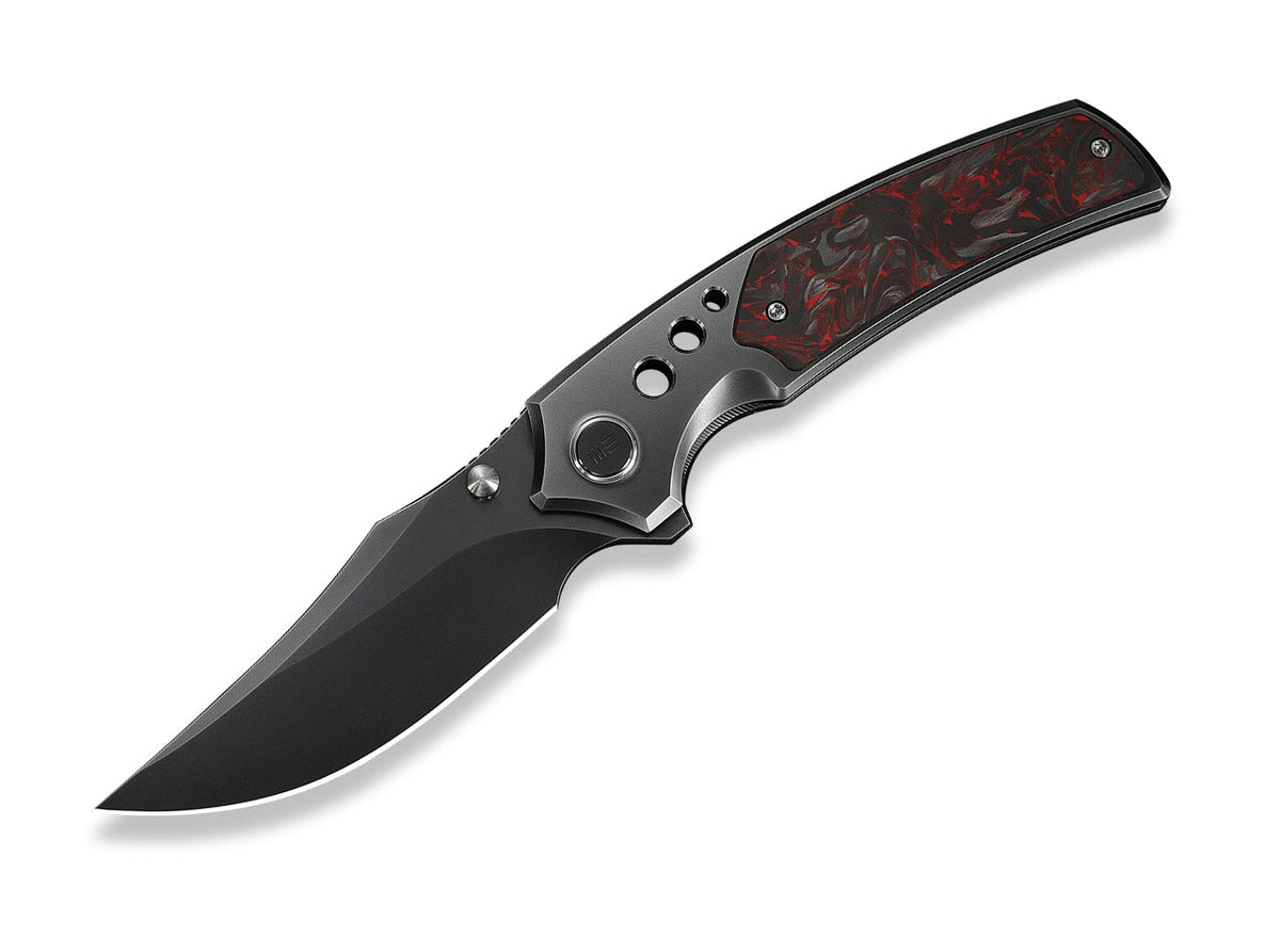 Skynix M390 Dark Gray Ti Black & Red CF