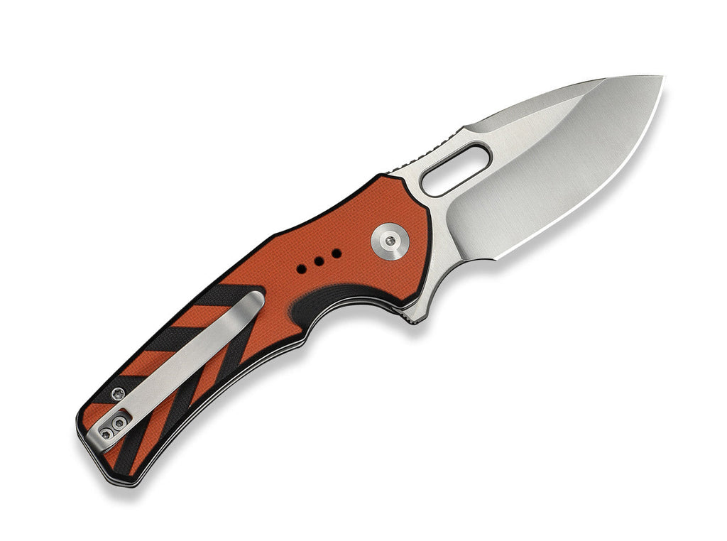 Vexron 14C28N Milled Orange & Black G10