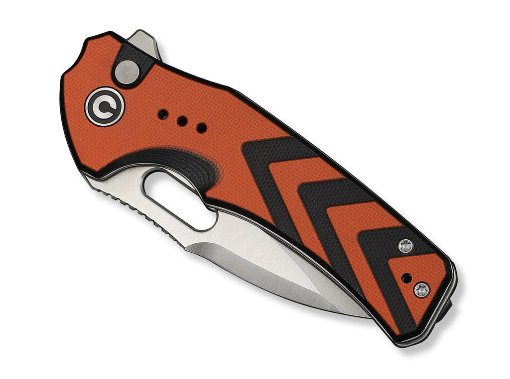 Vexron 14C28N Milled Orange & Black G10
