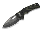 Vexron Damascus Milled Black & Green G10