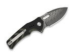Vexron Damascus Milled Black & Green G10