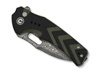 Vexron Damascus Milled Black & Green G10