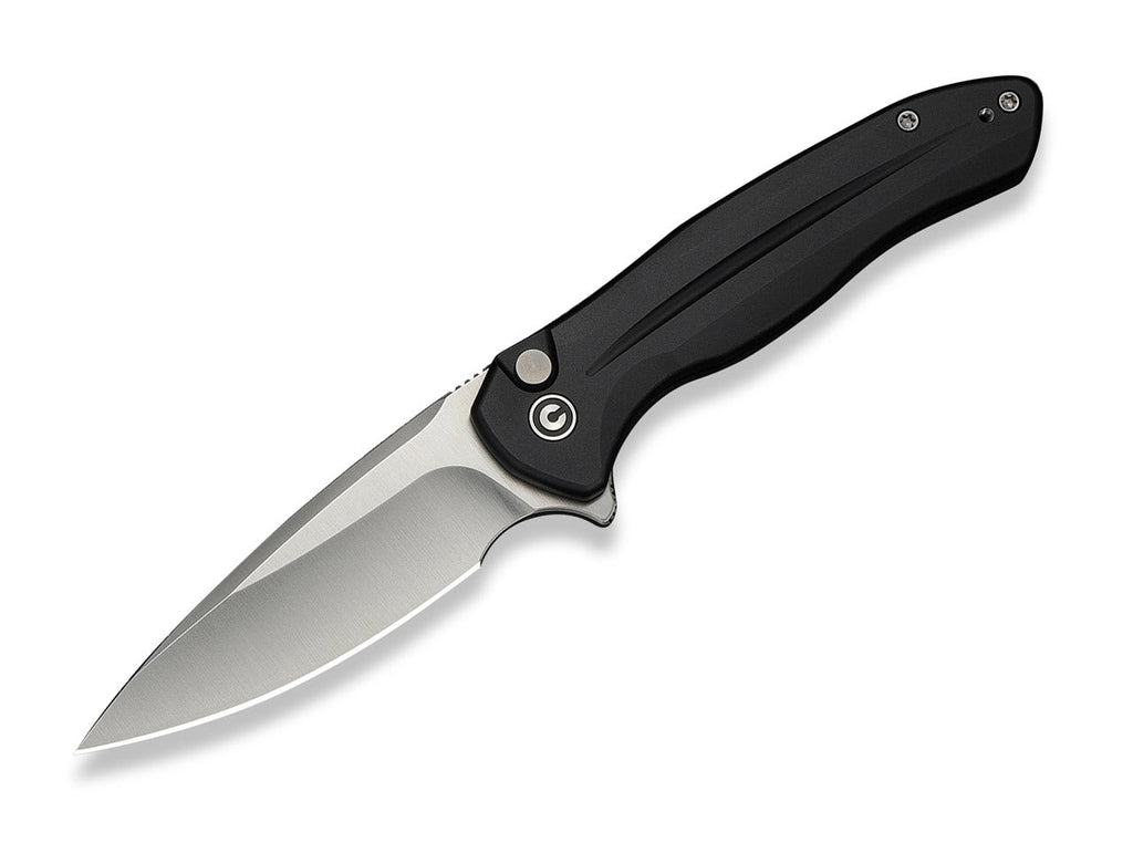 Button Lock Kitefin 14C28N Black Aluminum