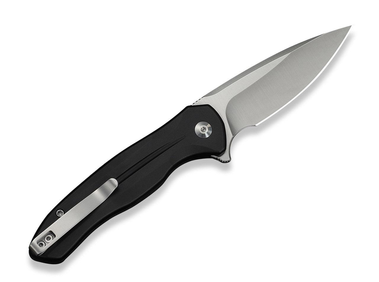 Button Lock Kitefin 14C28N Black Aluminum
