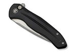 Button Lock Kitefin 14C28N Black Aluminum