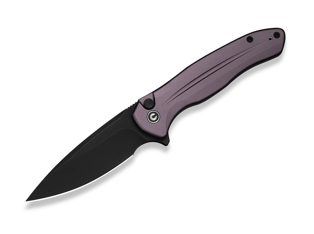 Button Lock Kitefin 14C28N Purple Aluminum Black Stonewash