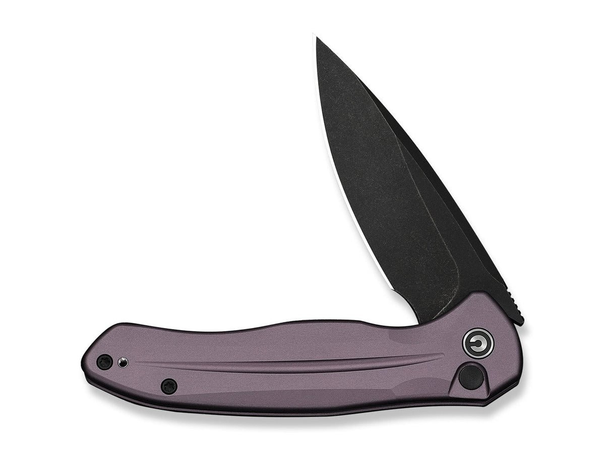 Button Lock Kitefin 14C28N Purple Aluminum Black Stonewash