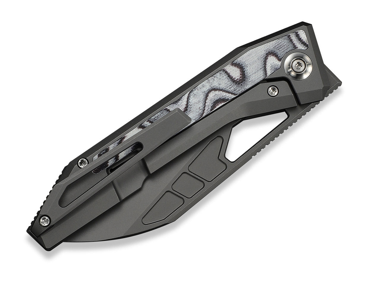Inceptus M390 Ti White & Black G10