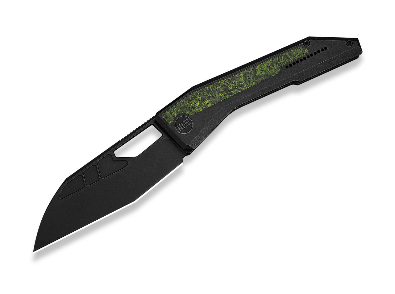 Inceptus M390 Black Ti Green & Black CF