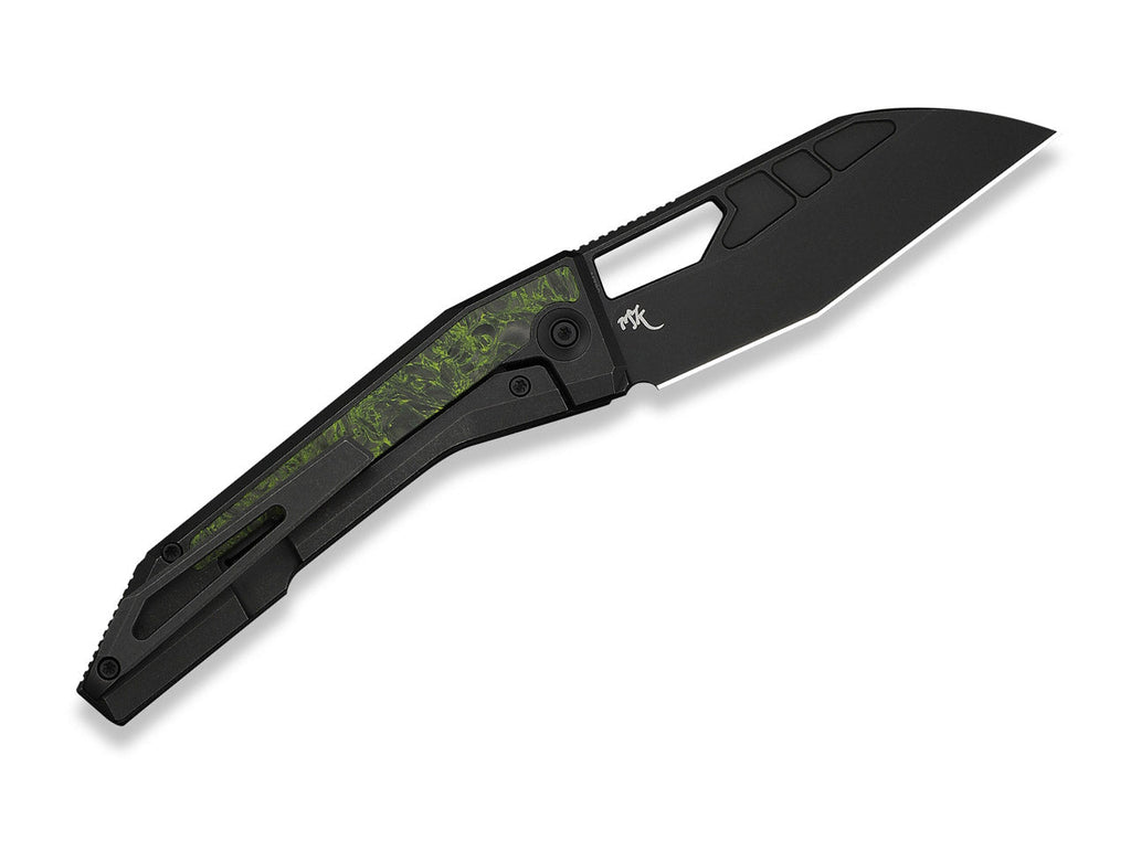Inceptus M390 Black Ti Green & Black CF