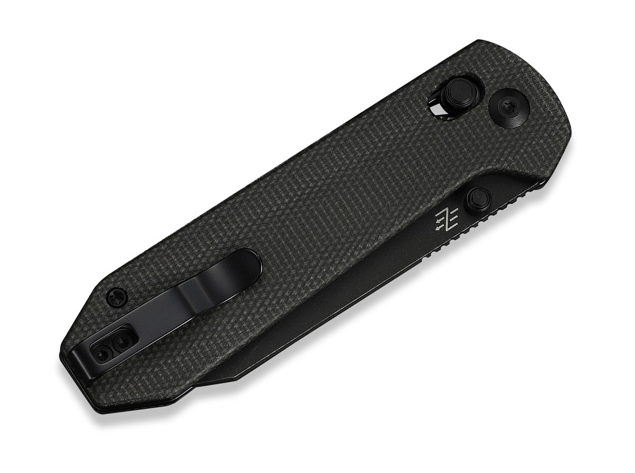 Over Yonder 14C28N Dark Green Micarta Black Stonewash
