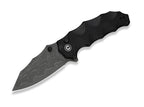 Natterjack Damascus Black G10