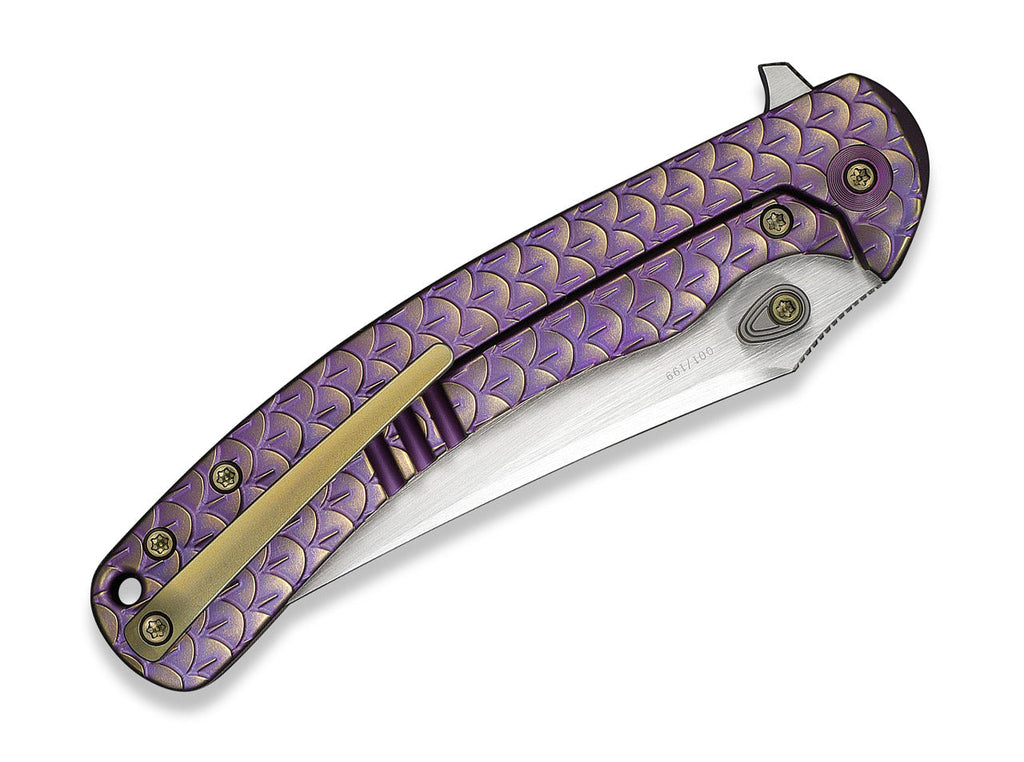 Dracarys M390 Purple & Gold Ti Limited Edition
