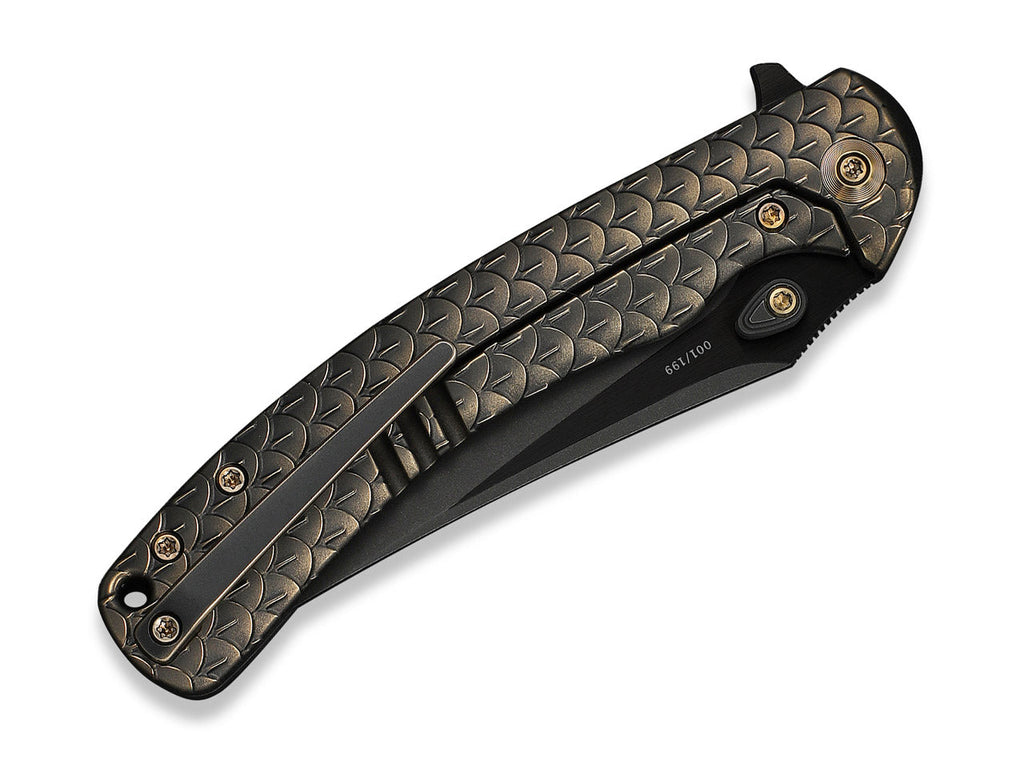 Dracarys M390 Bronze & Black Ti Black Stonewash Limited Edition