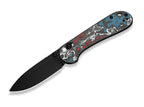Elementum Crossbar Lock S35VN Nebula FatCarbon