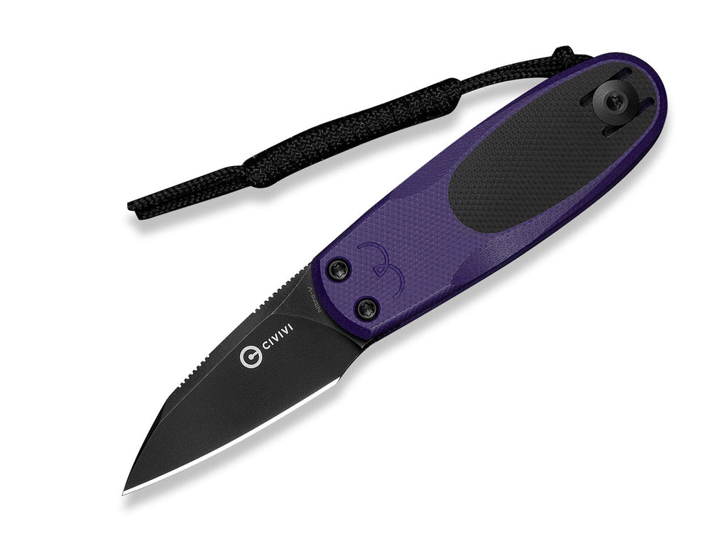 Purr Nitro-V Purple & Black G10 Black Stonewash