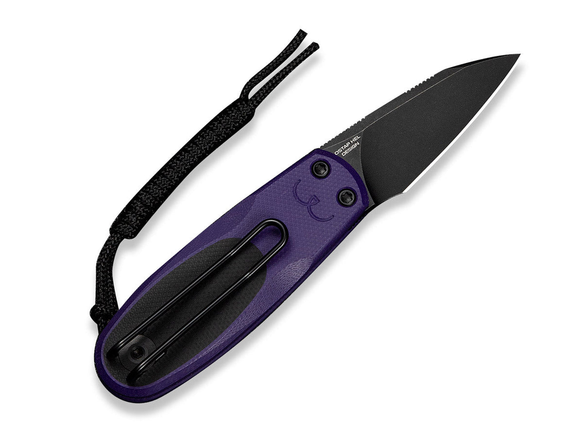 Purr Nitro-V Purple & Black G10 Black Stonewash
