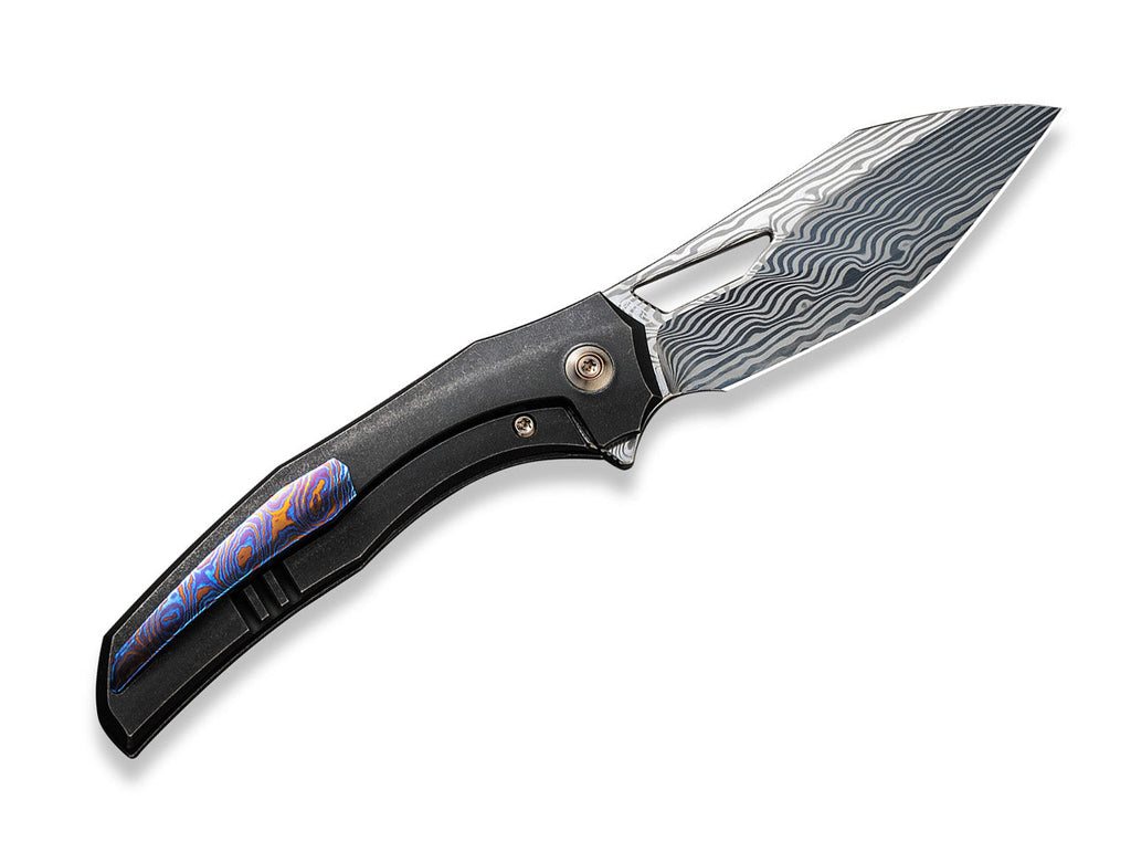 Ignio Damascus Black Ti Mystery Box