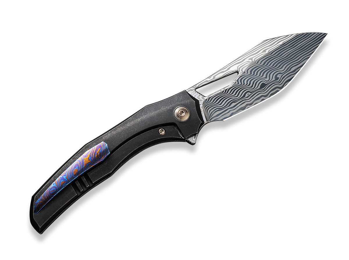 Ignio Damascus Black Ti Mystery Box
