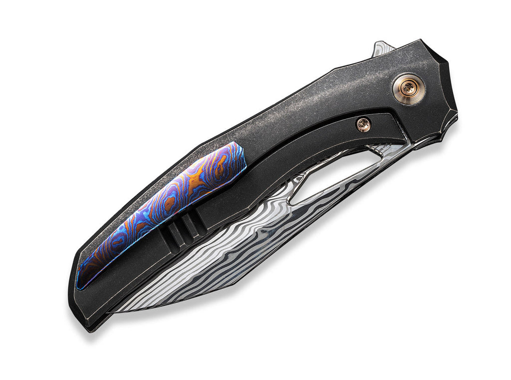 Ignio Damascus Black Ti Mystery Box