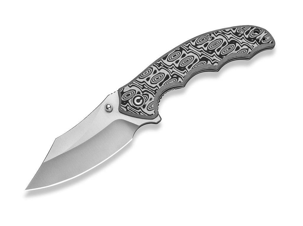 Pentad Nitro-V Black & White Vortex Micarta