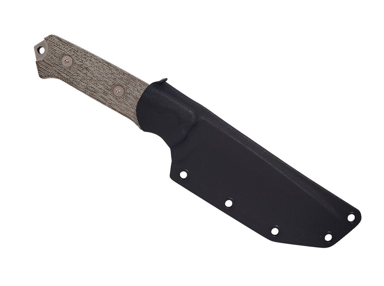 Base Camp Niolox Green Canvas Micarta